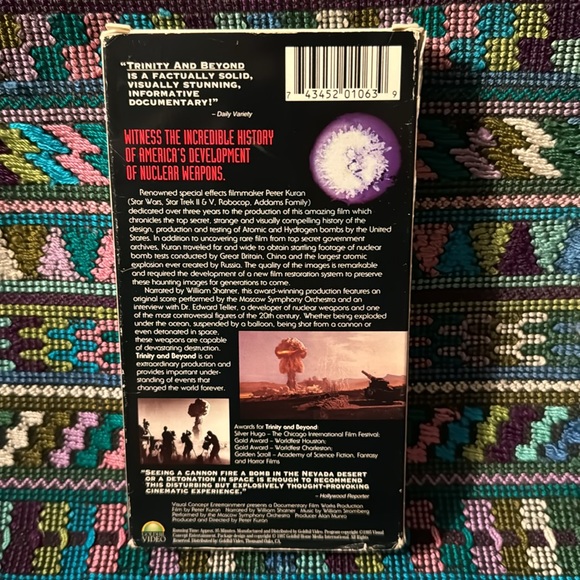 ๐ผ THE ATOMIC BOMB MOVIE ๐ฟ VHS _good condition. Tested & Approved! Documentary - Picture 3 of 9